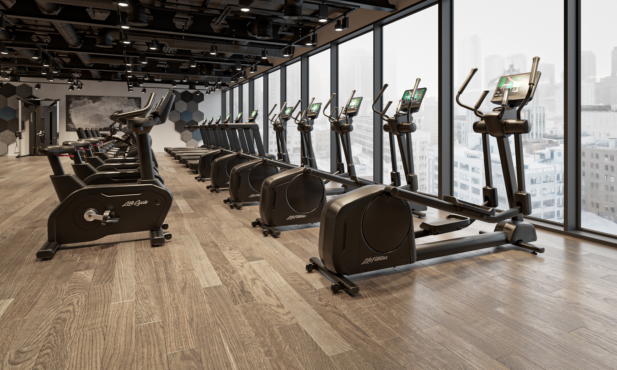 Life Fitness Aspire Elliptical, SE4 Console