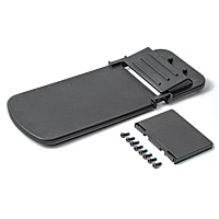  Life Fitness TFT Heat Rower Footrest Topcover Incl. Mounting Bolts