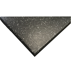 Ergotile Quad C4, 1000 x 1000 x 15 mm - Sort/5% grå