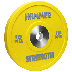 Demo - Hammer Strength Bumper Plate 15 kg