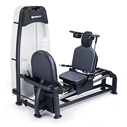 SportsArt N956 Horizontal Leg Press, Black Shield