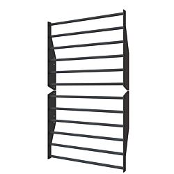 Torque X-Create Offset Stall Bars - 1,2 m