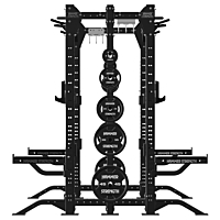  Hammer Strength HD Elite iD Half Half Combo Rack 