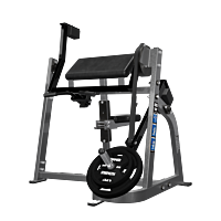  Hammer Strength Plate-Loaded Seated Biceps