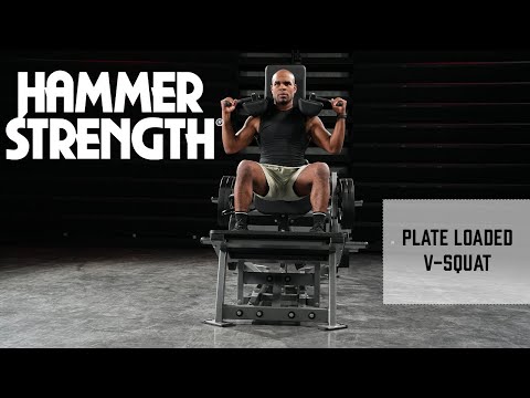 Hammer Strength Plate Loaded V-Squat (Press)