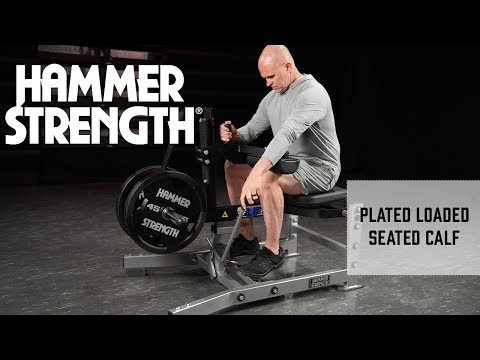 Hammer Strength Plate Loaded Seated Calf Raise