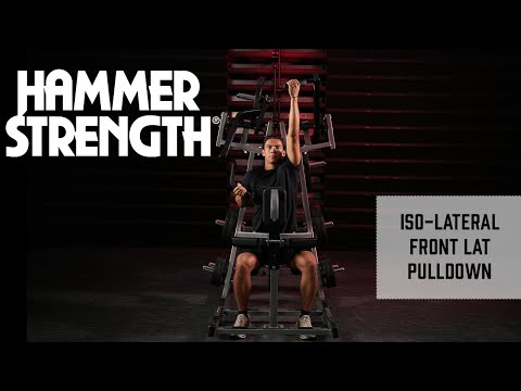 Hammer Strength Iso-Lateral Front Lat Pulldown