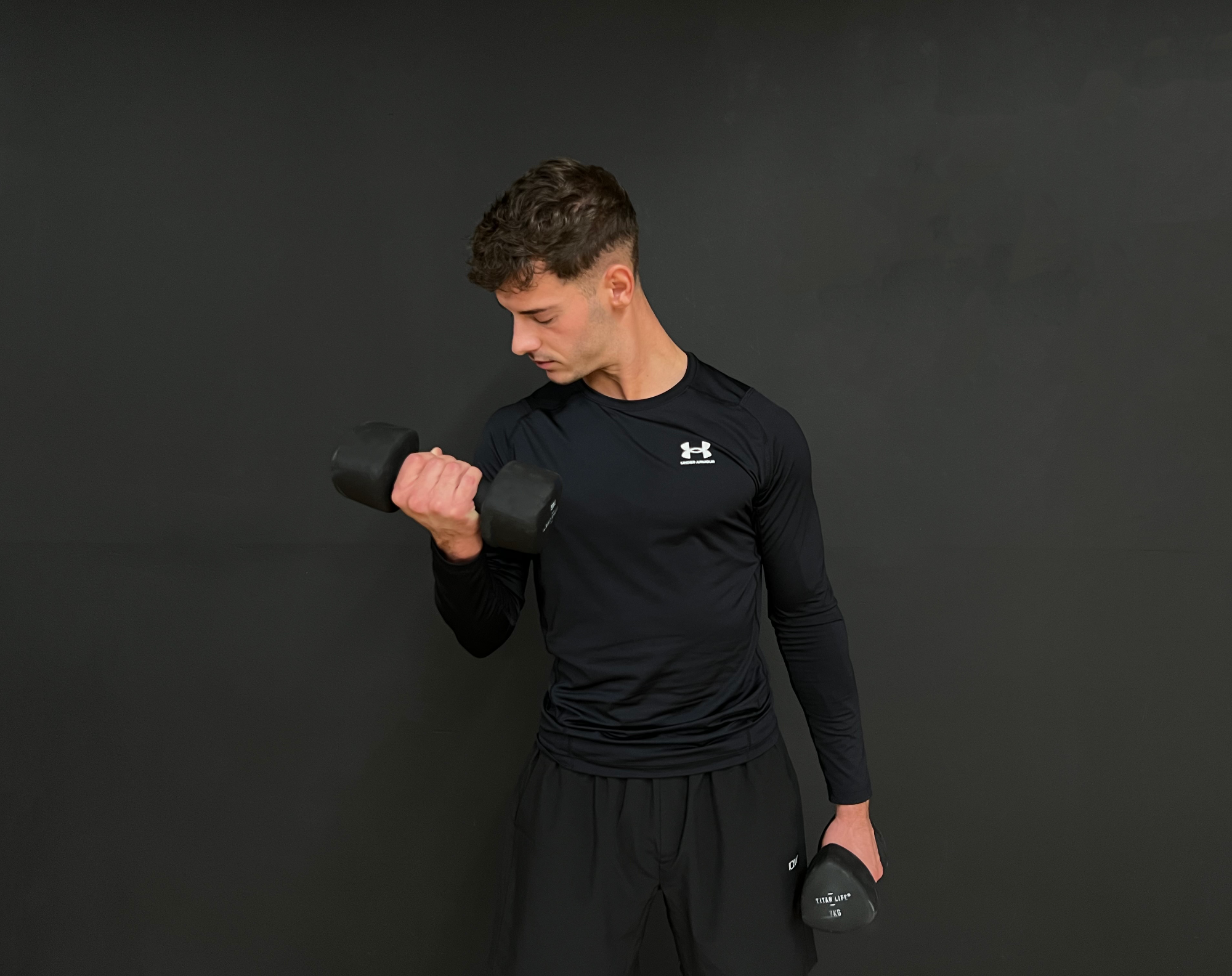 TITAN LIFE PRO Dumbbell Aerobic 6kg Vinyl