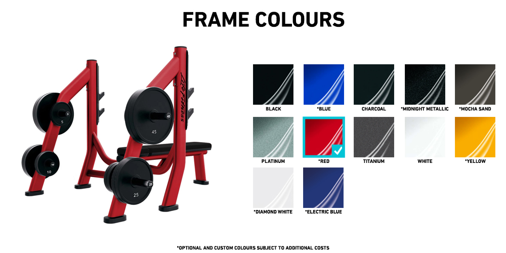 Life Fitness Bench Weight Storage
